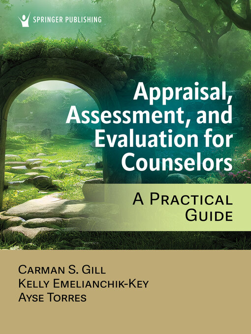 Title details for Appraisal, Assessment, and Evaluation for Counselors by Carman S. Gill - Wait list
